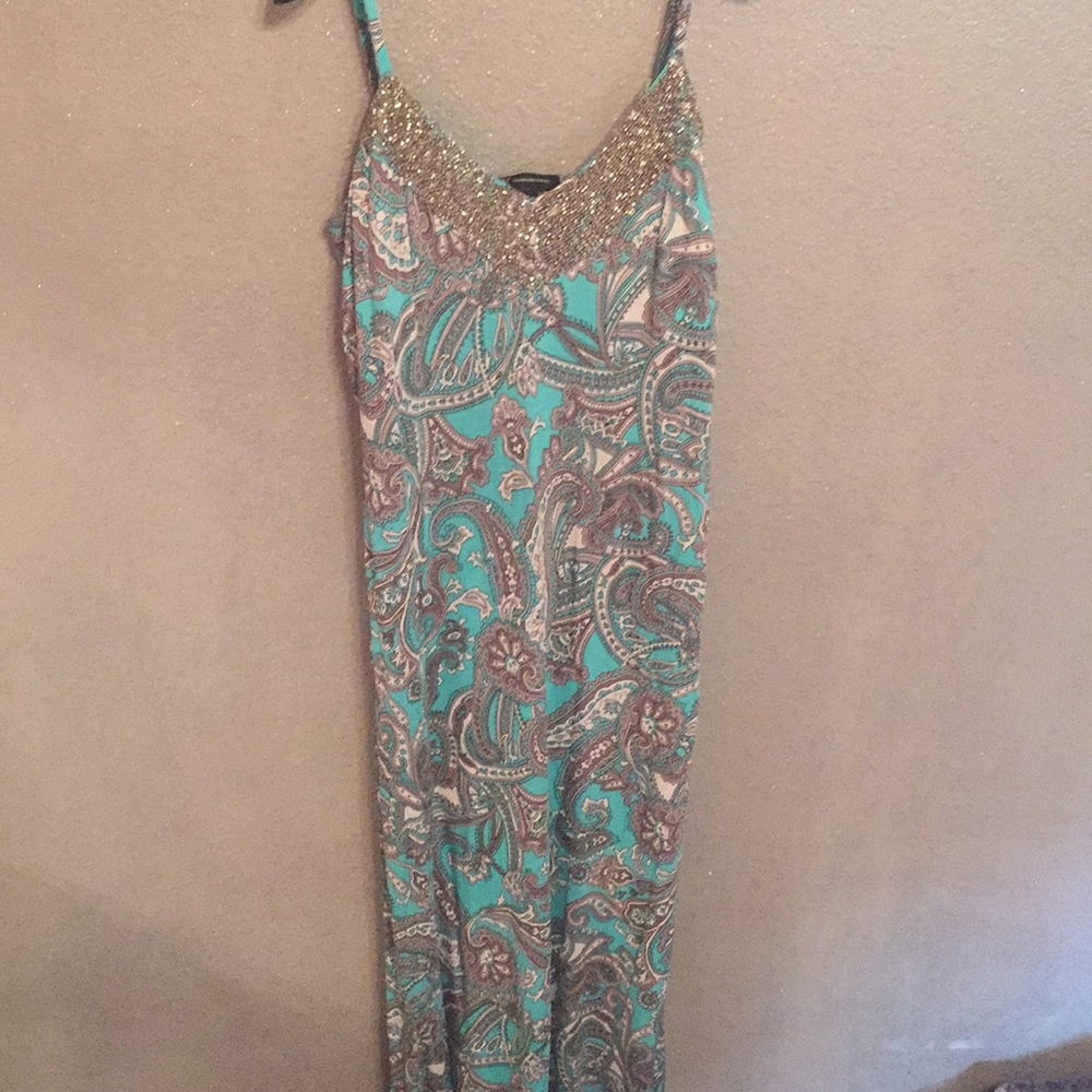 Embellished maxi dress